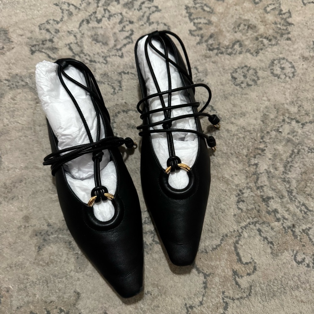 Ulla Johnson ballerina with tie - sz37 - Alexi Pointed Flat